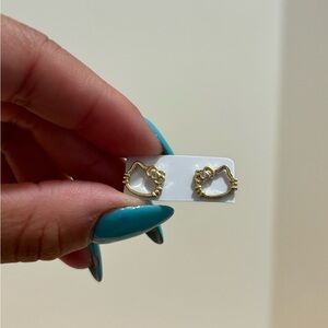Hello Kitty Shaped Earrings